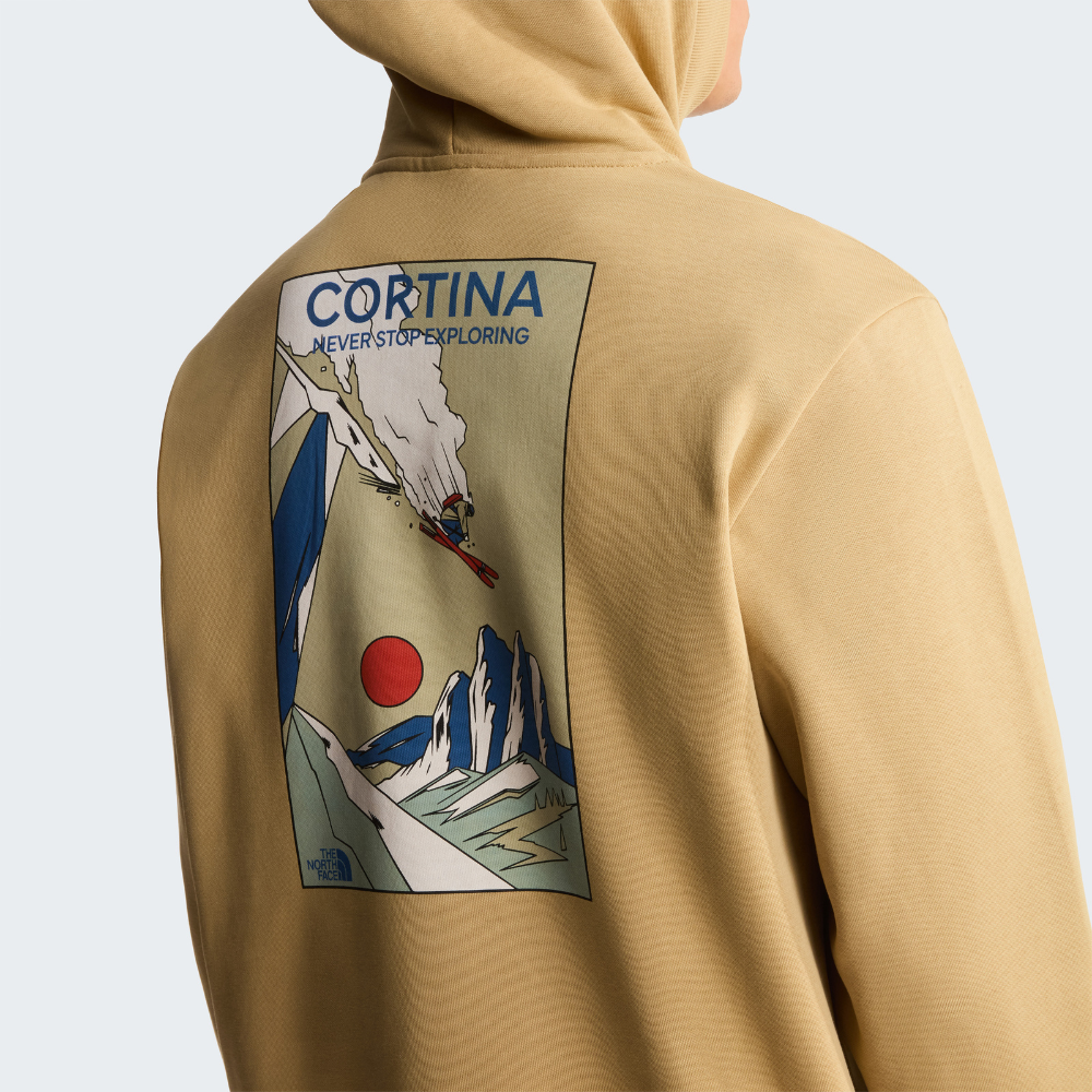 UNISEX MOUNTAIN CELEBRATION RELAXED GRAPHIC HOODIE