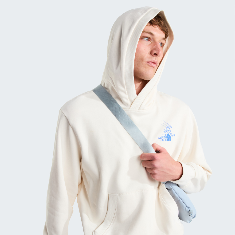 UNISEX MOUNTAIN CELEBRATION RELAXED GRAPHIC HOODIE